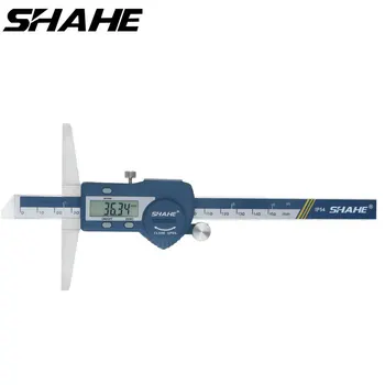 0-150mm 6 inç shahe dijital sürmeli kumpas dijital mikrometre dijital derinlik ölçer ölçme araçları ölçer mikrometre
