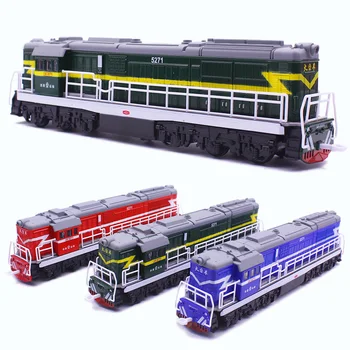 1: 87 alaşım geri çekin çift bölüm içten yanmalı motor buharlı tren modeli, klasik tren oyuncak, ücretsiz kargo