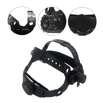 1 adet Otomatik Değişken Fotoelektrik Kaynak Maskesi Kafa Halka Kaynakçı Maskesi Kafa Bandı Koyu Kask Aksesuarları