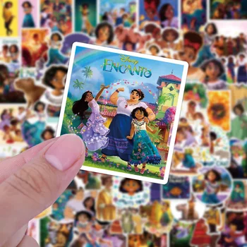 10/30/50/100 adet Disney Karikatür Encanto Çıkartmalar Çocuklar için Su Geçirmez Graffiti Telefon Kupası Dizüstü Bavul Çocuklar Sticker Oyuncaklar Hediye