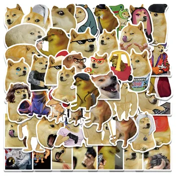 10/30/50 adet Komik Köpek Karikatür Graffiti Sticker Yaratıcı Sevimli Hayvan Karalama Defteri Telefon Dizüstü Çocuk Oyuncakları Dıy Çıkartması Dekor Çıkartmalar