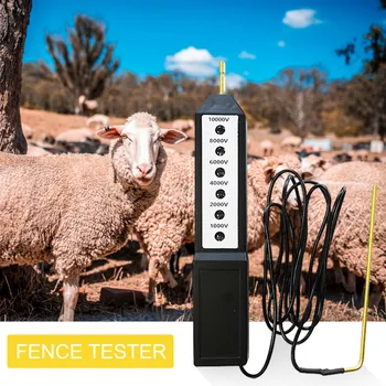 10kv çiftlik çiti Basınç Test Cihazı Taşınabilir Çiftlik gerilim dedektörü Sensörü Test Cihazı Kalem Elektrik Kaynaklı Neon Kabarcık Elektrikli Prob