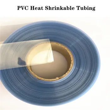 1KG şeffaf PVC ısı borusu Shrink 18650 Lityum pil koruma yalıtım daralan kablo kılıfı