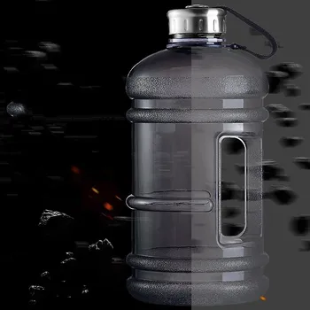 2.2 L Büyük Kapasiteye 1/2 Galon Su şişesi Bpa Ücretsiz Shaker Protein Plastik Spor Su Şişeleri Grip Gym Fitness su ısıtıcısı