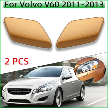 2 ADET Volvo V60 2011 2012 2013 far yıkayıcı Püskürtme Memesi Kapağı Far Temizleyici Kabuk Kapak Trim 39802699 39802681