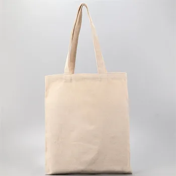 5 adet Beyaz Saf Renk pamuklu alışveriş çantası Kadın Keten Saklama Çantası Tuval Taşınabilir Bayan Kız El Tote Büyük Kapasiteli