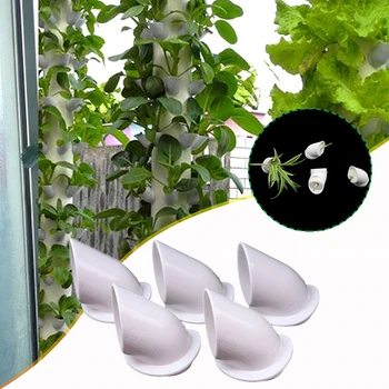 5 Adet Sütun Dikim Fincan DIY Hidroponik Kolonizasyon Bardak Bitki Büyümek Pot Hidroponik Dikey Kule saksılar Balkon Bahçe