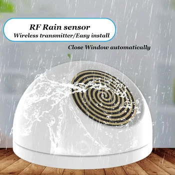 Akülü RF 433MHz Yağmur Sensörü Yağmur Anahtarı ile Çalışır BEYAZ SNO - FF RF R2 Ağ Geçidi 433mhz