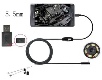 Android OTG Mobil USB Endoskop Kamera için 5.5 mm 1M/2M/3.5 M/5M İsteğe bağlı
