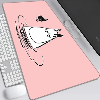 Anime fare altlığı Oyun Mat Hippo Moomines Fare Dizüstü Oyun Dolabı Bilgisayar Aksesuarları Klavye Pedleri Büyük Mausepad Pc Kauçuk