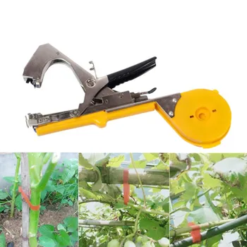 Bağlama Makinesi Pantolon Bahçe Şube Tapetool Tapener 10 Rulo Bant Tırnak Seti Sebze, Üzüm, Domates, Biber Çiçekler