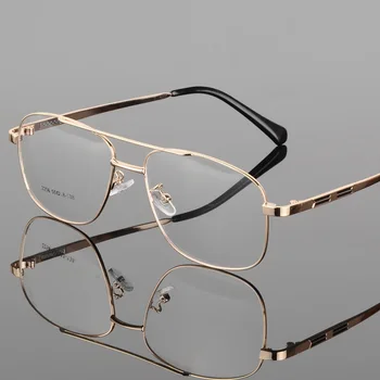 BCLEAR Tasarım Erkekler Klasik Kare Gözlük Optik Çerçeve Lüks Çift Köprü Reçete Gözlük Çerçeveleri Optik Gözlük 2256