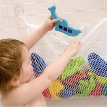 Bebek banyo örgü çanta banyo oyuncakları çocuklar sepeti oyuncaklar net karikatür hayvan şekilleri su geçirmez kumaş kum oyuncakları plaj depolama