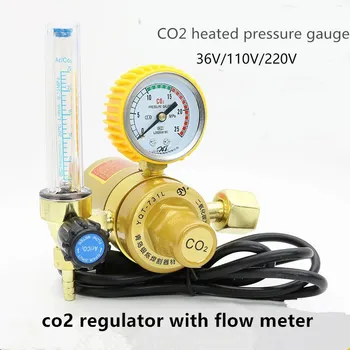 Co2 regülatörü hava basınç regülatörü kaynak gaz regülatörleri vana kontrolü kaynak kompresör parçaları redüktör ısıtmalı akış ölçer ölçer