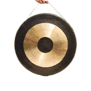 El yapımı Çin Gong 36 cm, 40 cm, 50 cm, 60 cm Chau Gong Bakır Çin chao gong perküsyon müzik aletleri