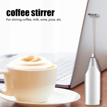 El Yumurta Çırpıcı Elektrikli Süt Karıştırma Frother Kahve Makinesi Elektrikli Kahve Blender Mikser Mini Taşınabilir Blender Mutfak Aracı