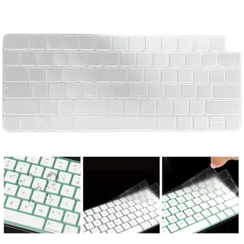 Esnek Evrensel Laptop Klavye Kapağı Koruyucu Dizüstü iMac Apple Özel 24 İnç Sihirli 2021 Kablosuz Klavye