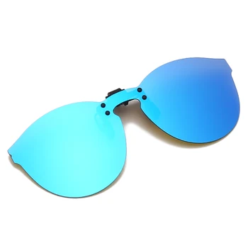 Flip up klip Polarize Lens Reçete Gözlük Kadın Erkek UV400 Koruma Güneş Gözlüğü Gözlük gafas de sol