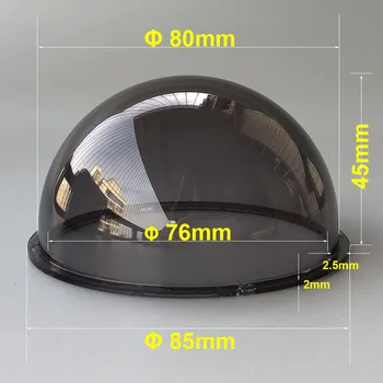 Füme Renk Hikvision Samsung Güvenlik CCTV Kamera Koruyucu Konut Kapak Polikarbonat PC Dış Dome Mini Yarımküre Kabuk