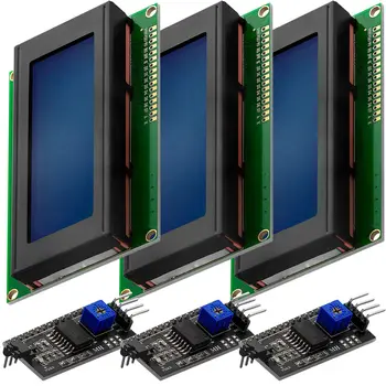 HD44780 2004 LCD Ekran Paketi Arduino için I2C Arabirimli 4 x 20 Karakter