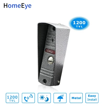 HomeEye Kapı Telefonu İnterkom Açık Çağrı Paneli Çağrı Düğmesi 1200TVL dahili Kamera Güvenlik Ev Erişim Kapı Zili IR Gece Görüş