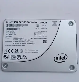 Intel S3520 1.6 TB 1.2 TB 960 GB 480 GB 240 GB 150 GB SSD Katı Hal Sürücü Serisi SATA S3520 SSDSC2BB240G7