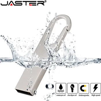 JASTER Metalen USB gb 16 GB 4 GB kalem sürücüsü 32 GB Flash Bellek 128 GB waterdicht kalem Sürücü usb disk thumbdrive 64 Flash Sürücü 