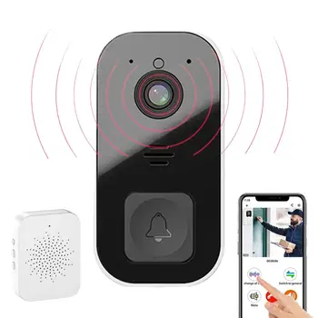 Kablosuz Video Kapı Zili WiFi HD Kamera güvenlik kapısı Zili Ses Kızılötesi Gece Görüş Monitör Açık ev güvenlik kamerası