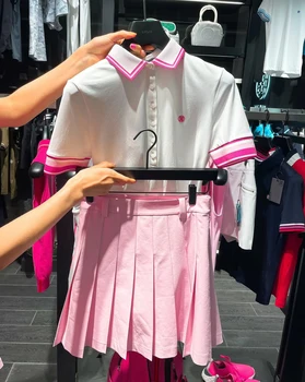 Kadın Golf Gömlek yaz moda bayanlar Polo gömlek hızlı kuru spor kısa kollu