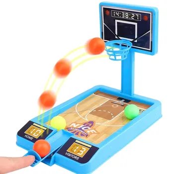 Kapalı Basketbol Çekim Spor Oyunları Çocuk Oyun Setleri Hoop 3-Ball İnteraktif Çocuk Masa Oyunu Masaüstü Topu Oyuncak Çocuklar İçin