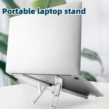 Katlanabilir laptop standı Plastik Dizüstü Destek Tabanı Soğutma Dizüstü Braketi Macbook iPad Tablet İçin 15 inç Altında Bilgisayar Tutucu