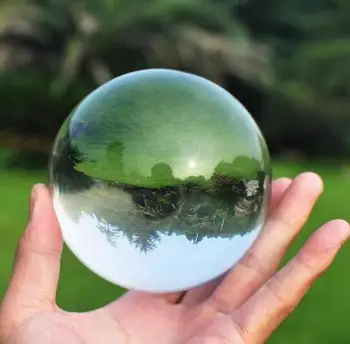 Kristal İletişim Hokkabazlık Topu Ultra Şeffaf Akrilik Topu Manipülasyon (60/70/80/90/100mm) sihirli Hileler Sokak Magia Hile Sahne