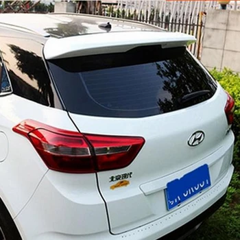 Kullanım Hyundai Creta İçin Ix25 2015-2017 Spoiler ABS Plastik Dövme Karbon Fiber Bak Arka Bagaj Kanat araç gövde Kiti Aksesuarları