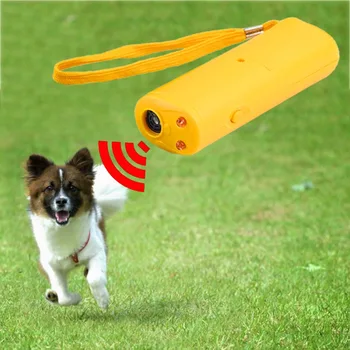 LED Ultrasonik Anti Bark Barking Köpek Eğitim Kovucu Kontrol Eğitmen cihazı 3 in 1 Anti Barking Dur Bark Köpek Eğitim Cihazı