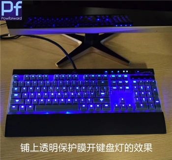 Masaüstü bilgisayar klavye kapakları Su Geçirmez toz geçirmez şeffaf Klavye Kapak Koruyucu Cilt CORSAİR K70 RGB LUX Mekanik Oyun