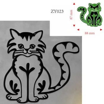 Metal Kesme Ölür hayvan kedi Dekorasyon koleksiyon defteri kağıdı Zanaat Bıçak Kalıp Bıçak Yumruk Şablonlar