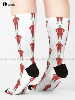 Noel Baba-Tim Allen Çorap sıcak tutan çoraplar Kişiselleştirilmiş Özel Unisex Yetişkin Genç Gençlik Çorap Harajuku Sokak Kaykay Çorap