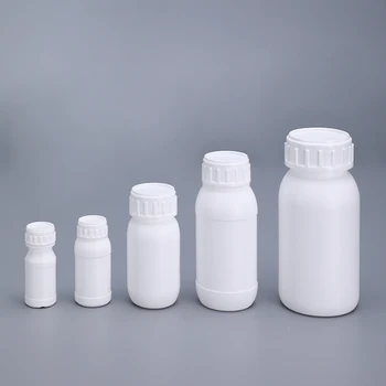 Profesyonel Pestisit kapaklı şişe HDPE yüksek bariyerli konteyner Kimyasal reaktif şişesi 10ml,20ml,50ml, 100ml,200ml