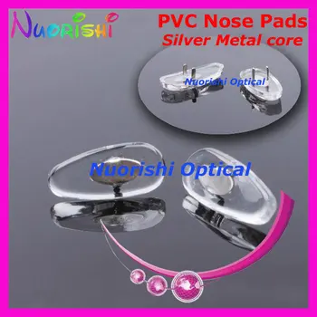 PV88 16mm Gözlük Gözlük Gözlük PVC burunluklar Gümüş veya Altın Rengi İle Metal Çekirdek Aksesuarları Ücretsiz Kargo