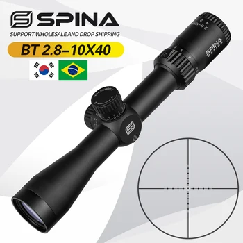 SPINA Optıcs BT 2.8-10x40 Taktik Av Tüfek Mil Dot Reticle Optik Sight 30mm Tüp Spotting Tüfek Kapsam