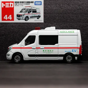 Takara Tomy Tomica No. 44 Nissan NV400 Ambulans Arabalar Sıcak Pop Çocuk Oyuncakları Motorlu taşıt Diecast Metal Model