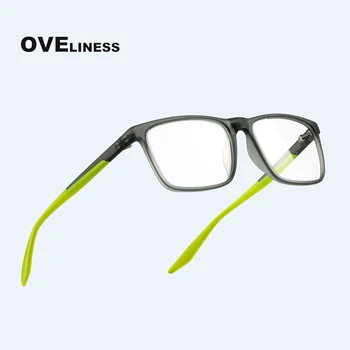 TR90 Moda Kare Gözlük Çerçeveleri Erkekler Kadınlar için Optik Bilgisayar Gözlük gözlük Reçete Miyopi tam Gözlük gözlük