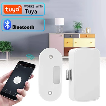 Tuya Akıllı Kilit Ev dosya dolabı Mobilya Çekmece Elektronik Kilit kablosuz bluetooth Anahtarsız Görünmez Kilitler APP Kontrolü İçin