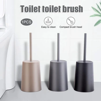 UOSU Nordic seramik TPR tuvalet fırça banyo aksesuarları olmayan kayma uzun set ve esnek tuvalet fırça ele kıl 