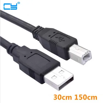 USB 2.0 A tipi Erkek USB B Tipi Erkek USB-B Yazıcı Tarayıcı Sabit Disk kablosu 30cm 0.3 m 150cm 1.5 m