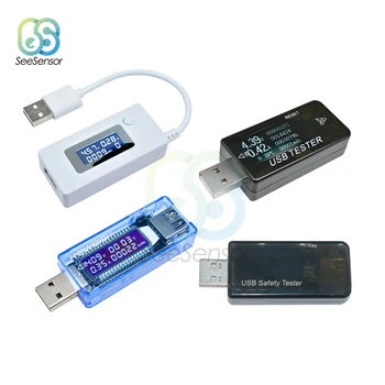 USB LCD Akım Gerilim Şarj Kapasitesi Test Cihazı USB şarj aleti Doktor Dedektörü Güç Ölçer Voltmetre Ampermetre Mobil pil test cihazı