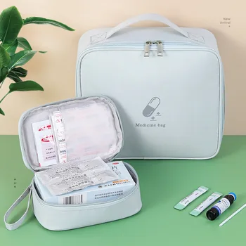 VİTCOCO Taşınabilir Tıbbi Kiti tıbbi saklama kutusu Aile Hekimliği Kiti Tıbbi acil durum malzemeleri Sağlık İlk Yardım Çantası