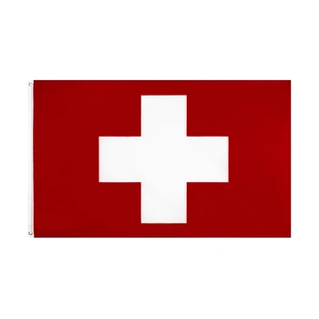 Xiangying 90x150 cm beyaz çapraz ch che İsviçre İsviçre bayrağı