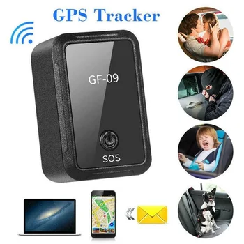 Yeni GF09 GPS Gerçek Zamanlı araba takip cihazı Ses Kontrolü Yaşlı Anti-kayıp Cihaz Bulucu Mini Hassas Konumlandırma GPS Motosiklet Kamyon