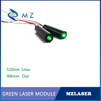 Yeşil lazer modülü 520nm 1 mw Nokta lazer modülü Endüstriyel sınıf yeşil lazer modülü Düşük sıcaklık çalışma
